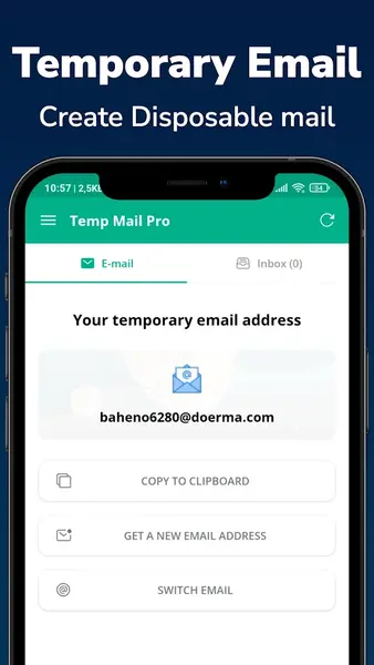 تحميل Temp Mail Pro مهكر 2025 أخر إصدار APK للأندرويد مجاناً